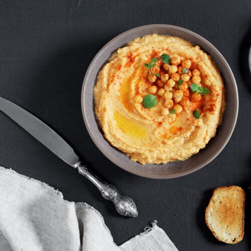 Roasted Red Pepper & Sun-Dried Tomato Hummus