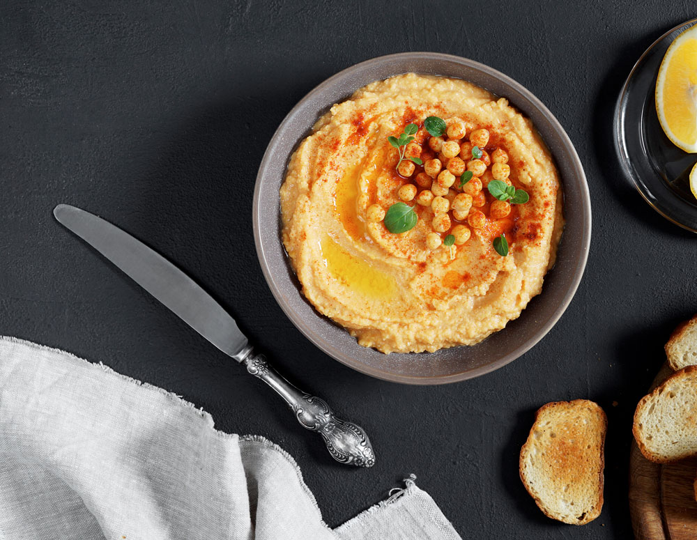Roasted Red Pepper & Sun-Dried Tomato Hummus